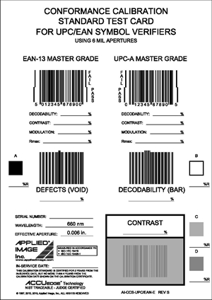 Kalibracijska kartica EAN/UPC (AI) 